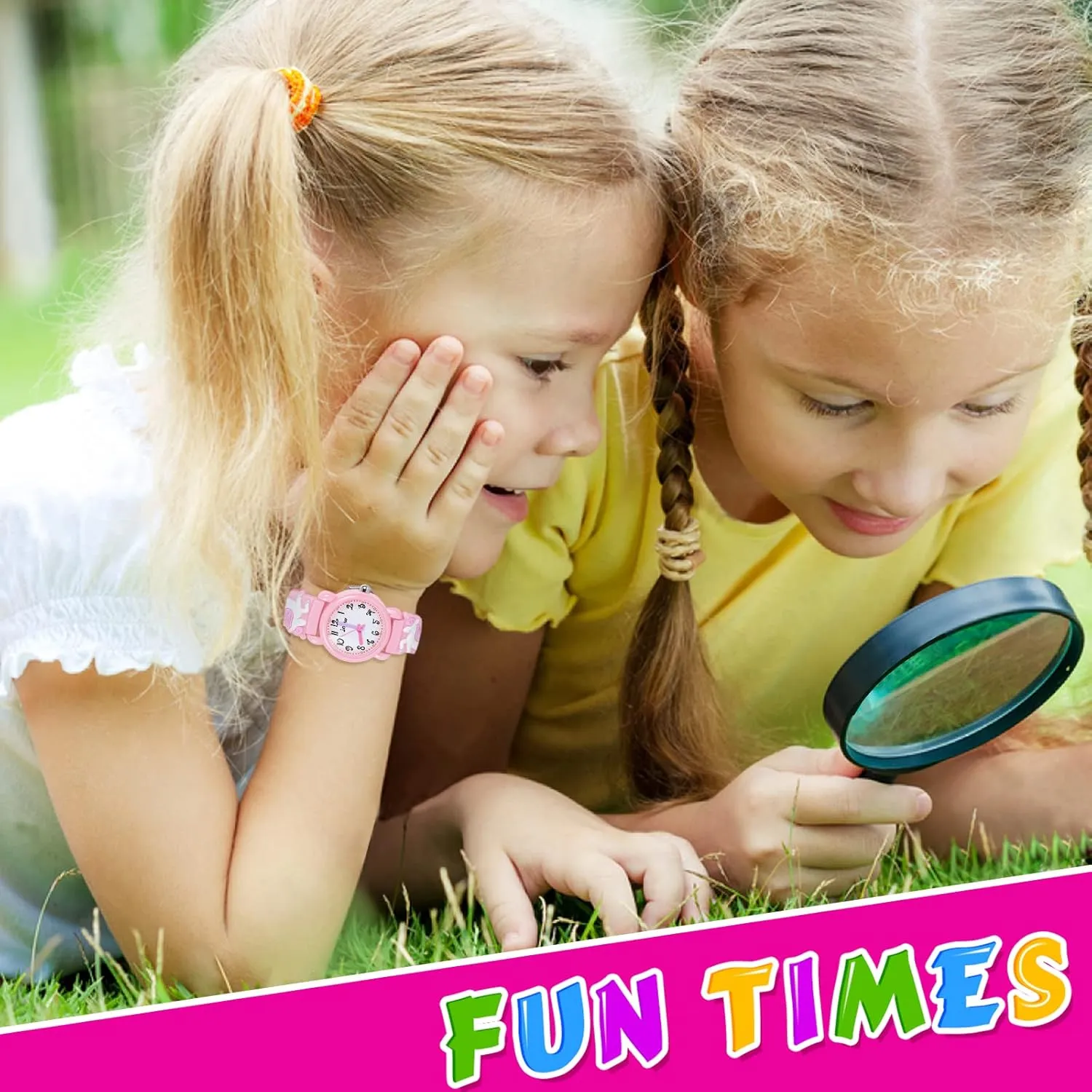 Kids Watch Ages 3-8, 3D Lovely Cartoon Watch for Girls - Best Gifts
