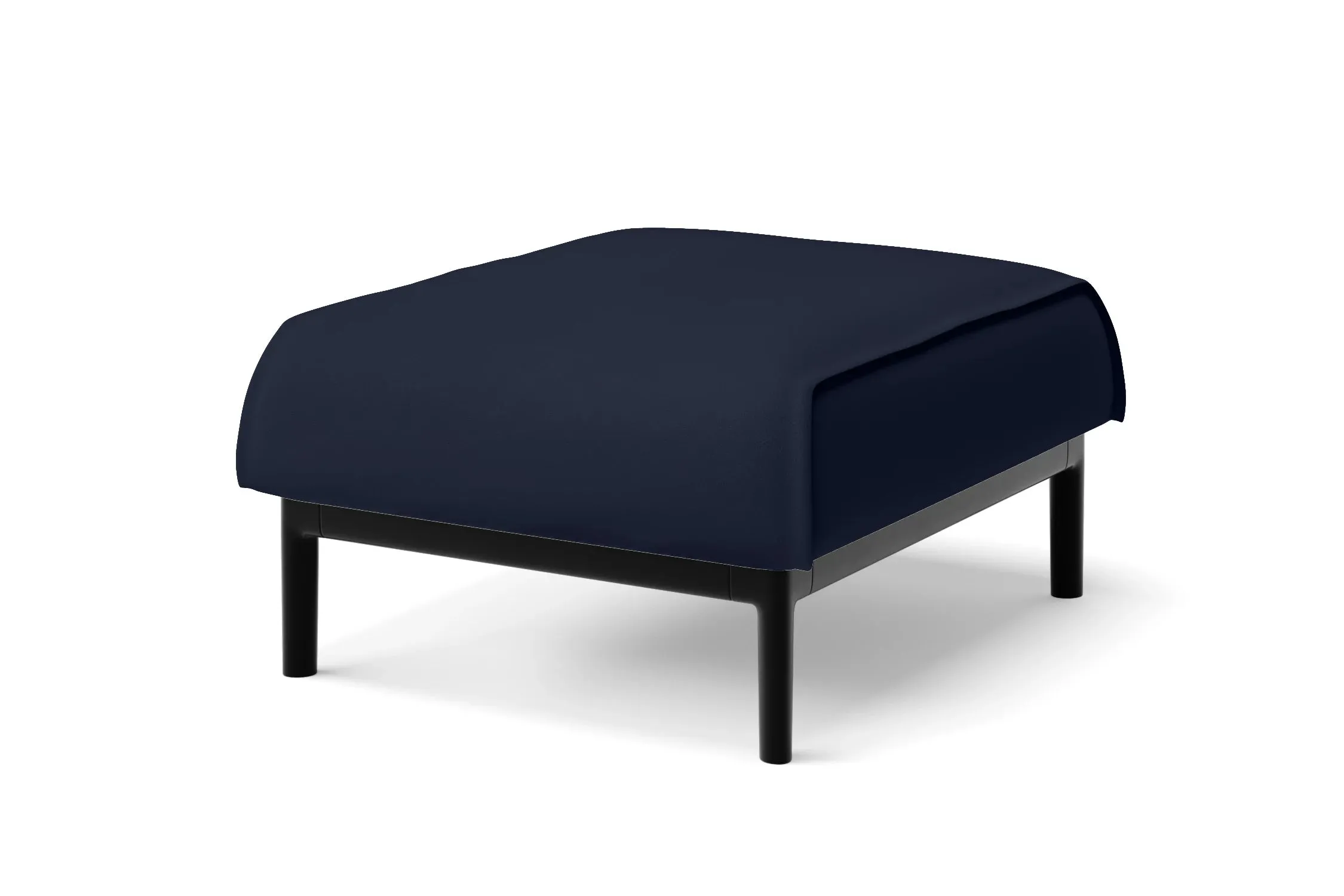 Lamezia Ottoman Spruce Leather