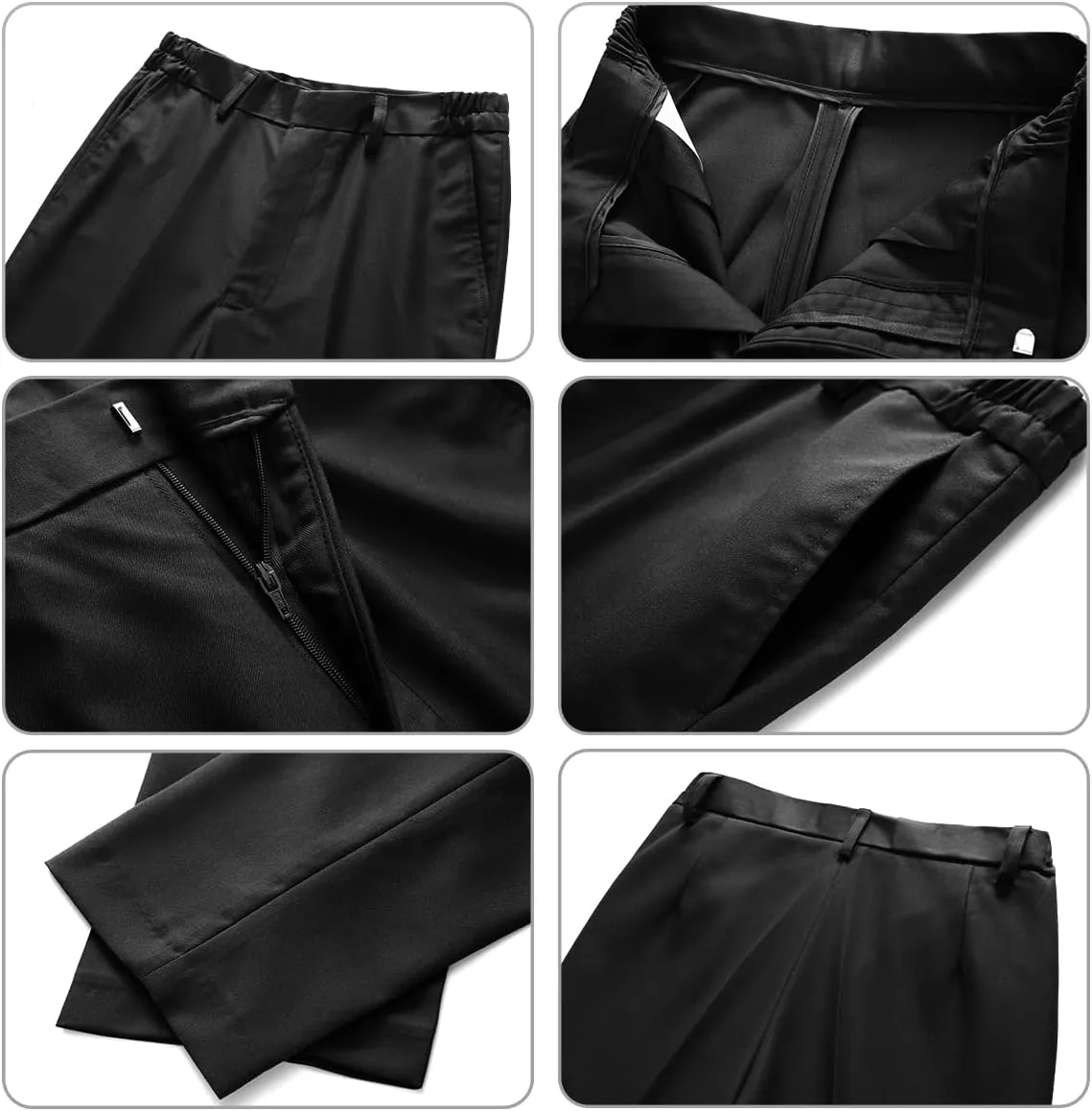 Lamgool Boys Suit Slim Fit 2-Piece Formal Set Tuxedo Blazer Jacket and Pants for Kids Prom Wedding Party Size 4-16 Years