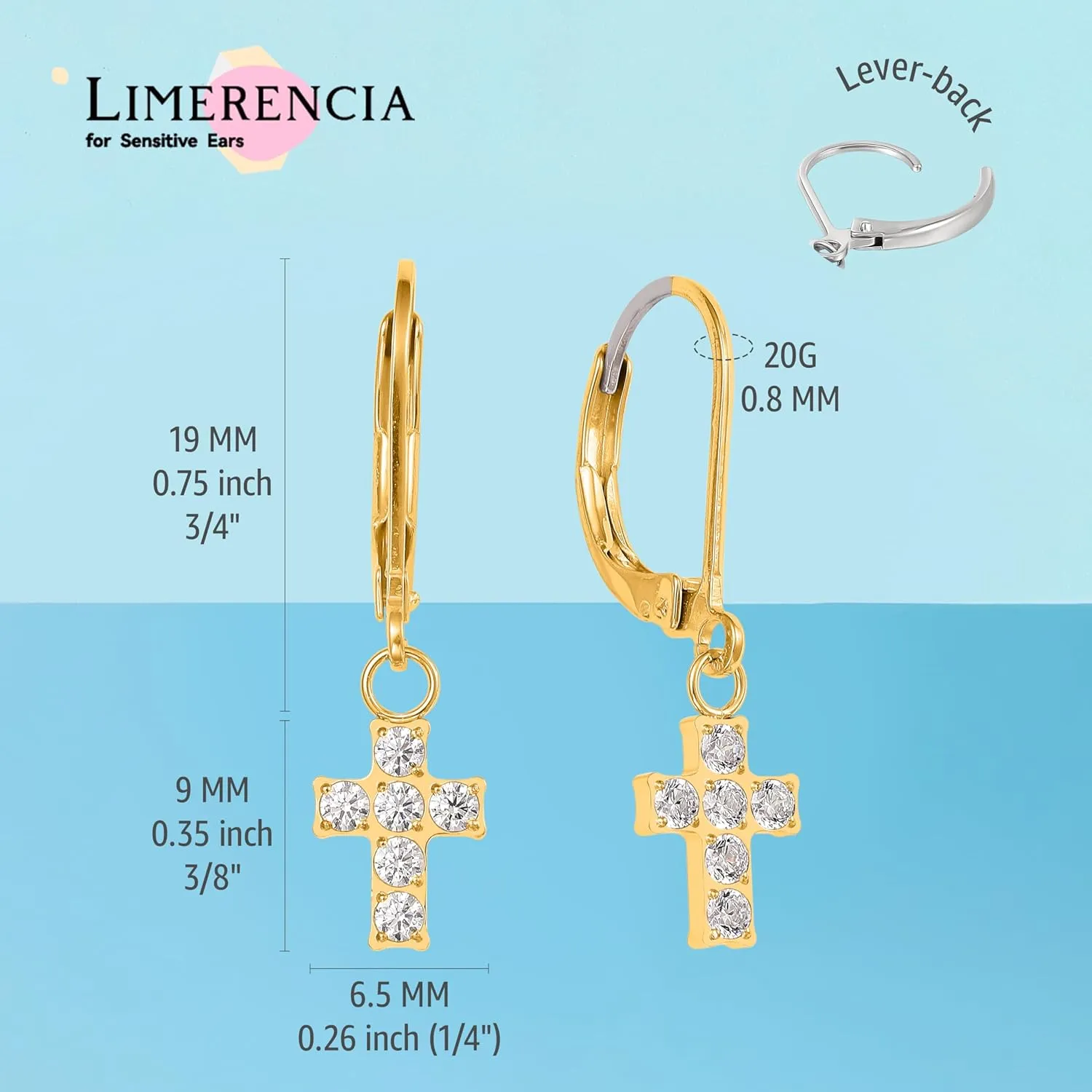 Limerencia G23 Titanium Leverback Earrings Dangle Drop Earrings for Woman Fashion F136 Titanium Earrings Hypoallergenic Jewelry Gift