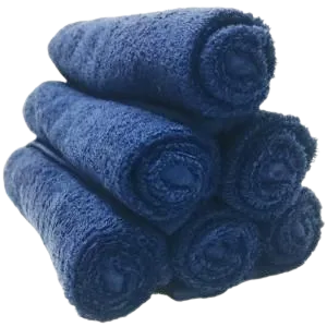 Lodge Linen Navy Face Cloth 33x33cm