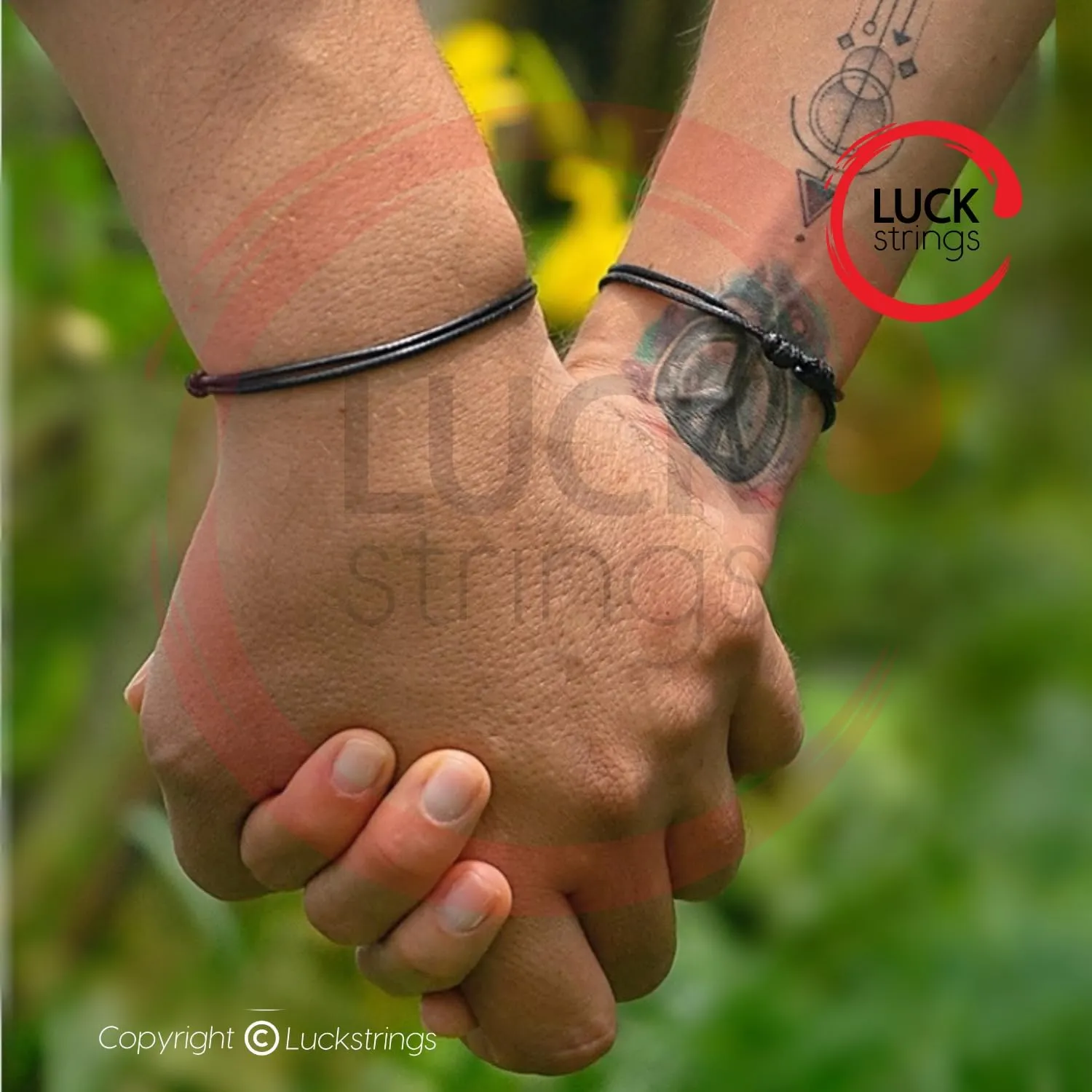 Luck Strings Adjustable Wax Nylon Cord Bracelet  Durable Waterproof Nautical Rope Jewelry for Men & Women | Handmade Minimalist Sailors Knot Bracelet