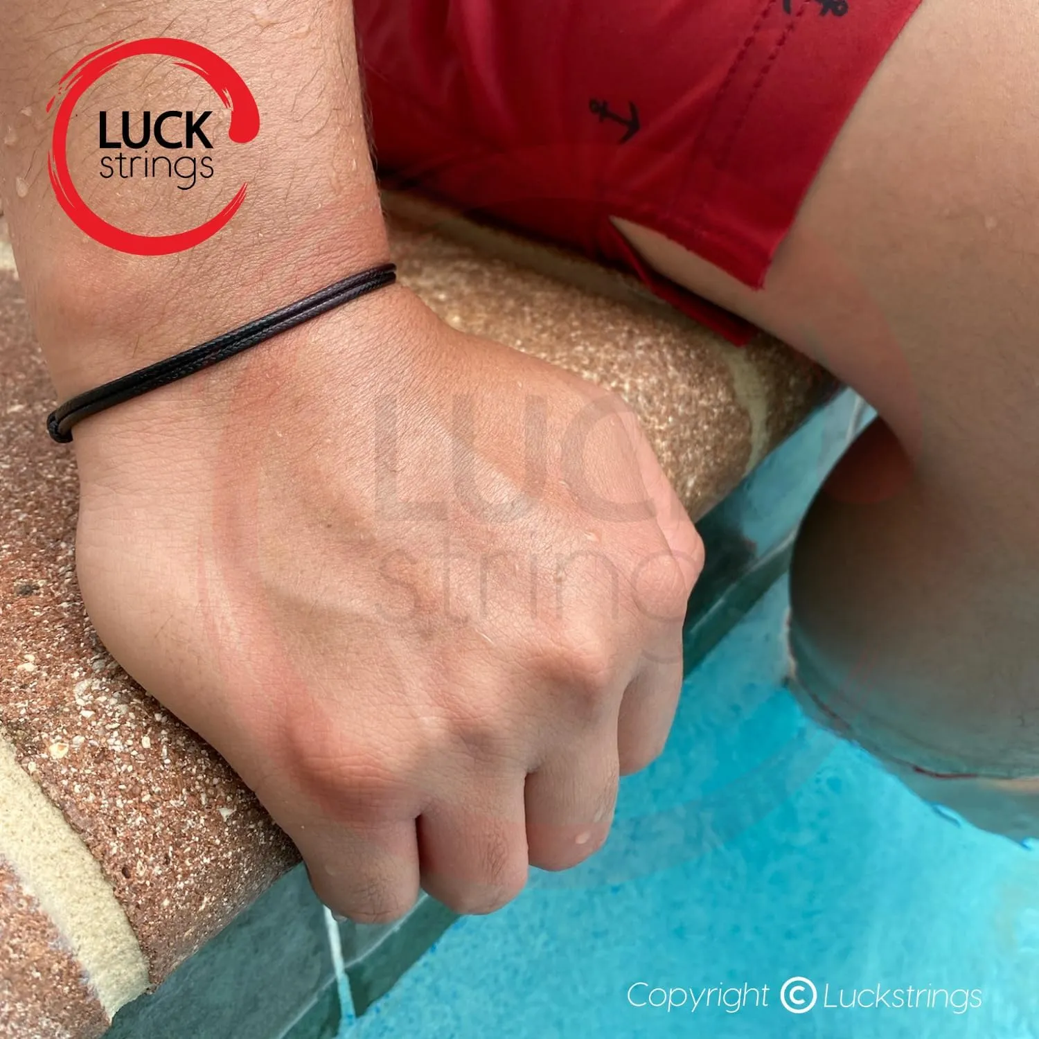 Luck Strings Adjustable Wax Nylon Cord Bracelet  Durable Waterproof Nautical Rope Jewelry for Men & Women | Handmade Minimalist Sailors Knot Bracelet
