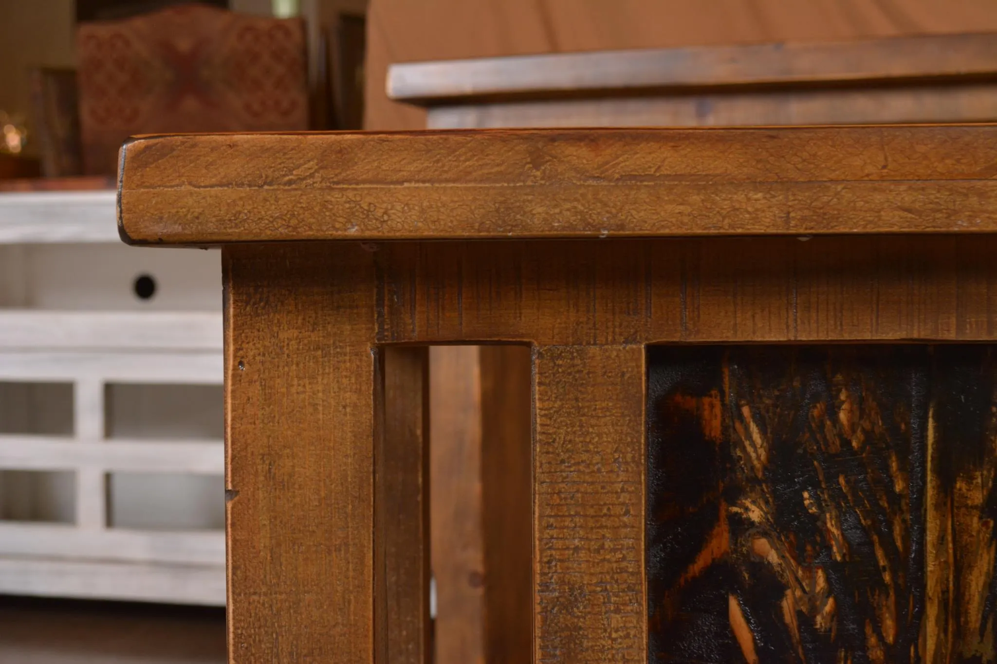 Marrone Open Side Table
