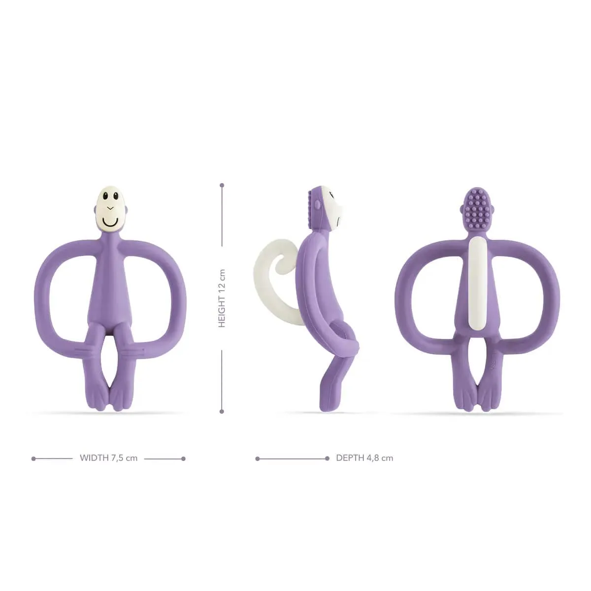 Matchstick Monkey Teething Toy - Purple