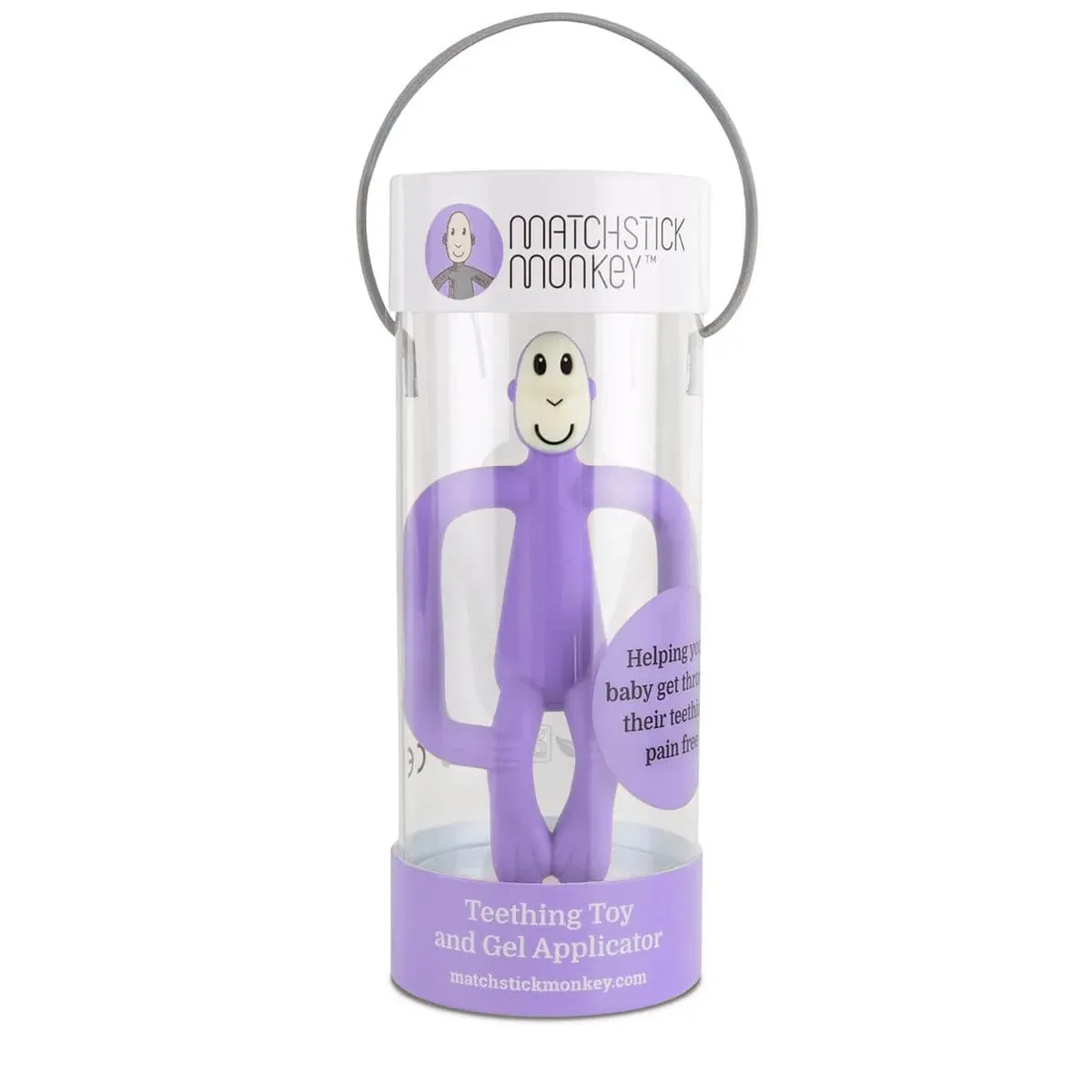 Matchstick Monkey Teething Toy - Purple