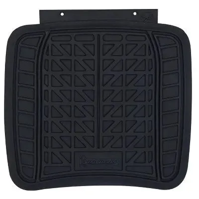 Michelin 19"x34" 4pc Rubber Floormat Set Black