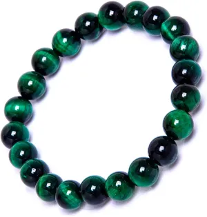 Natural Gemstone Bracelet,8mm/6mm Round Beads Stretch Bracelet 6.5" Unisex Jewelry Birthday Gifts for Girl Women
