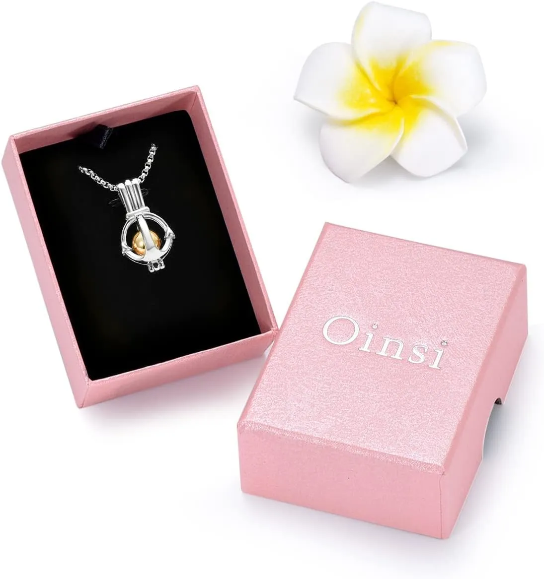 Oinsi Anchor Necklace,Stainless Steel Anchor Urn neckalce For Ashes For Men Nautical Memorial Keepsake Jewelry Cremation Locket Pendant Necklace