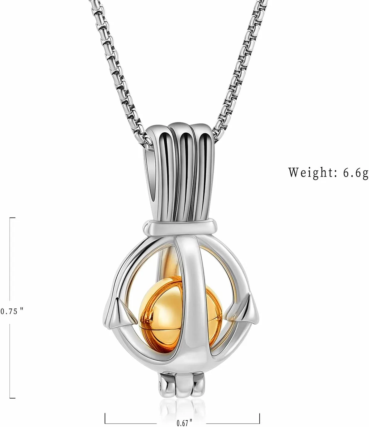 Oinsi Anchor Necklace,Stainless Steel Anchor Urn neckalce For Ashes For Men Nautical Memorial Keepsake Jewelry Cremation Locket Pendant Necklace