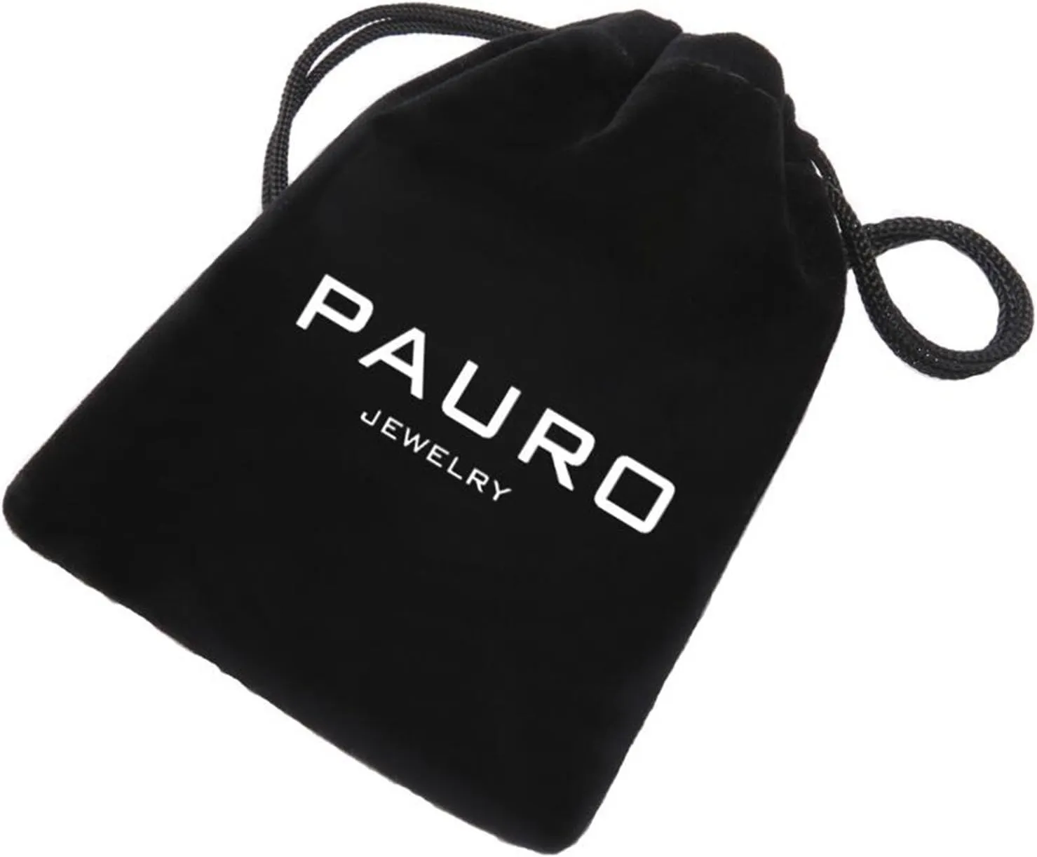 PAURO Women's Stainless Steel Rotating Chain Inlay Design Side with Zircon Wedding Band Ring