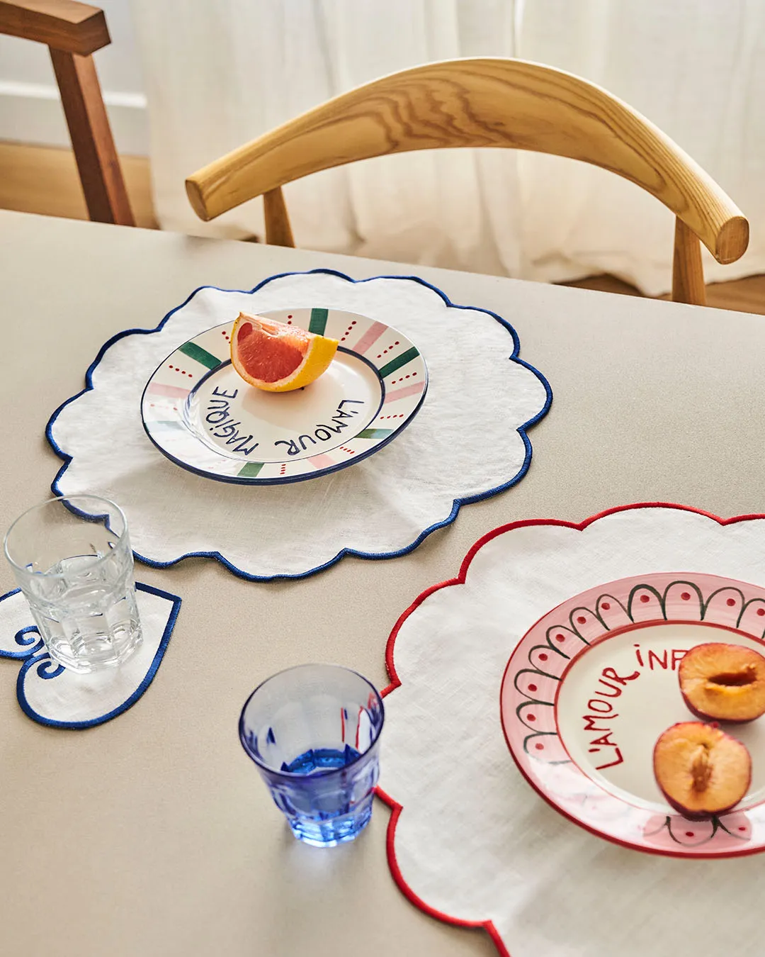 "L’amour" collection dessert plates MIX - Set of 4 (-25%)