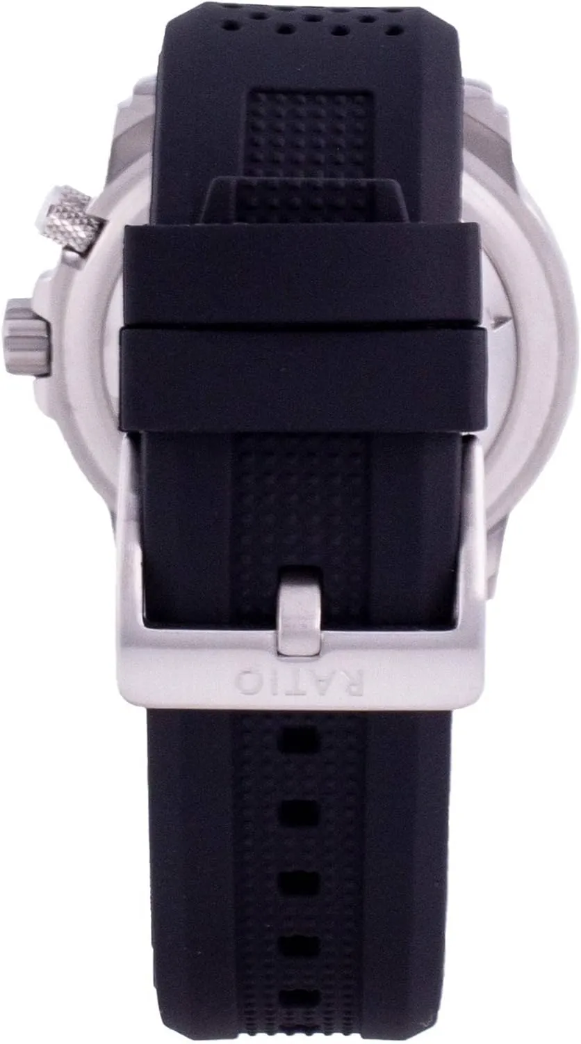 RATIO FreeDiver Helium-Safe Dive Watch Sapphire Crystal Automatic Diver Watch 1000M Water Resistant Diving Watch for Men