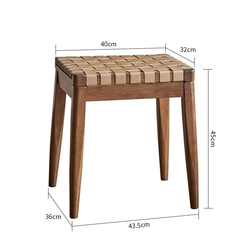 Rattan Dining Desk Stool