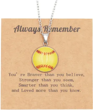 Rnivida Sport Pendant Necklace for Women,Inspirational Christian Bible Verse Jewelry Gifts, Packaged with Christian Message Card & Box