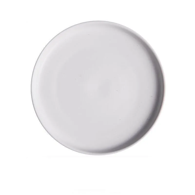Round Solid Ceramic Plates