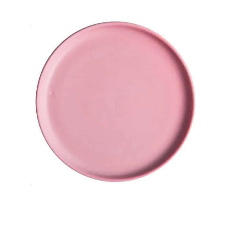 Round Solid Ceramic Plates