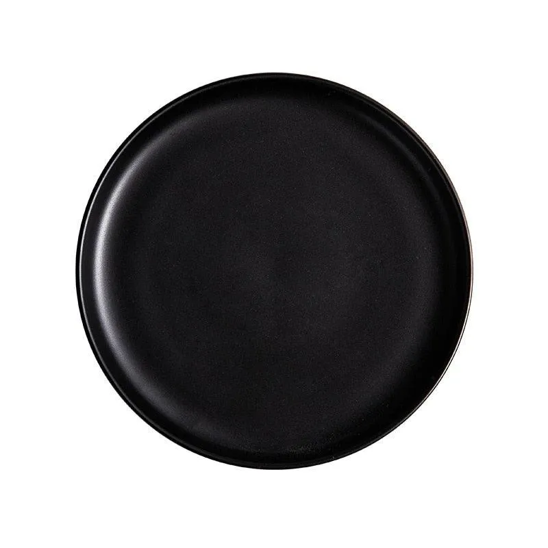 Round Solid Ceramic Plates