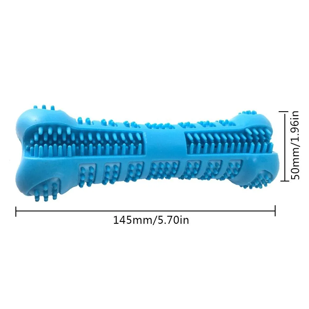 Soft Silicone Bone-Shaped Dog Toothbrush