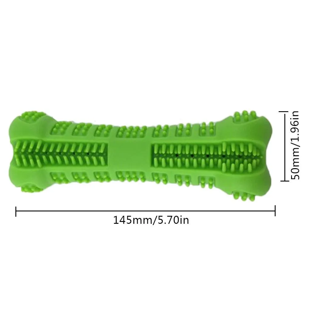 Soft Silicone Bone-Shaped Dog Toothbrush