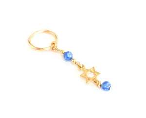 Star of David Navel Hoop Dangle Belly Button Ring Handmade Opal Piercing Jewelry