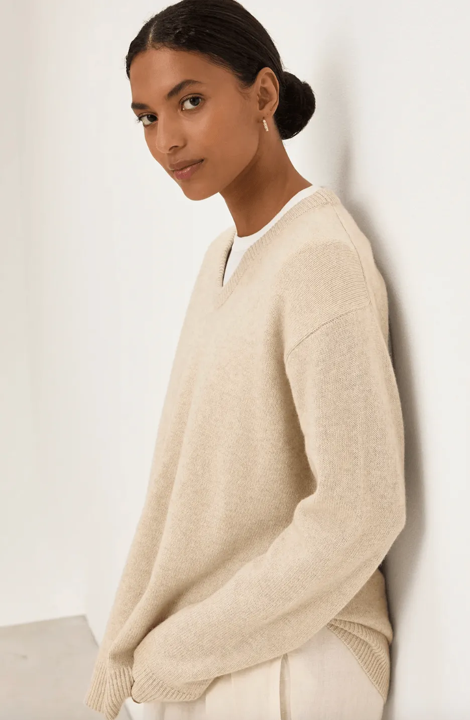 Stevie Wool Cashmere Sweater by Cleo Wade