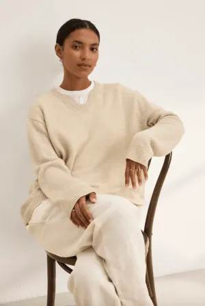 Stevie Wool Cashmere Sweater by Cleo Wade