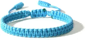 tenghong2021 Handmade Rope String Hand-Knitted Bracelet for Women Tibetan Buddhist Woven Lucky Cotton Bracelet Adjustable Knitted String Rope Braided Adjustable Bracelet for Men Gifts Jewelry