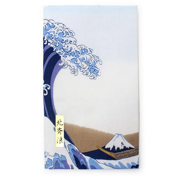 Tenugui, Japanese traditional towel / Cotton Cloth - Ukiyoe, The Great Wave