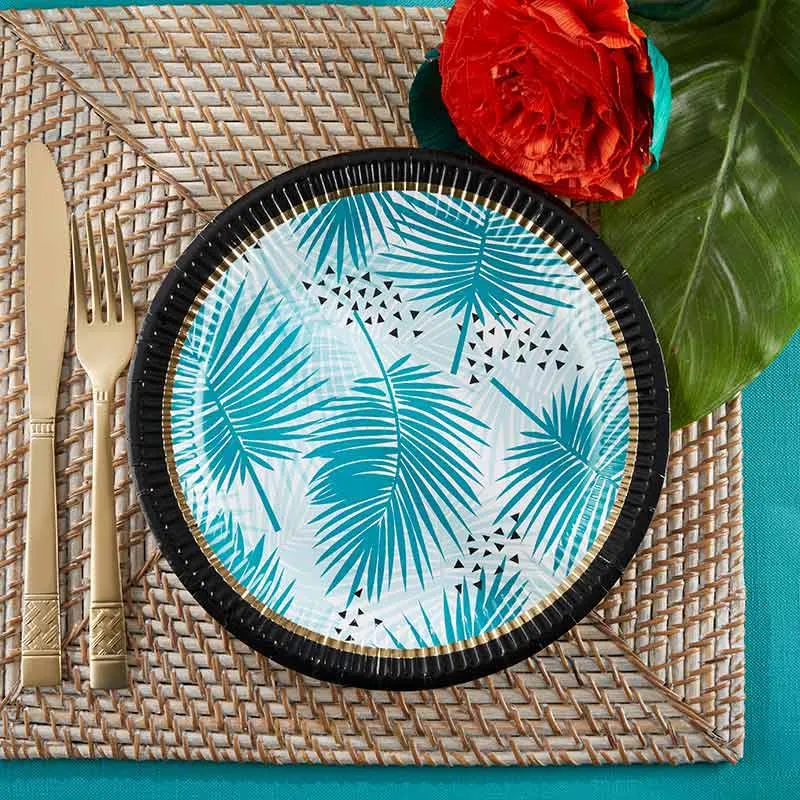 Tropical Chic Paper Plates