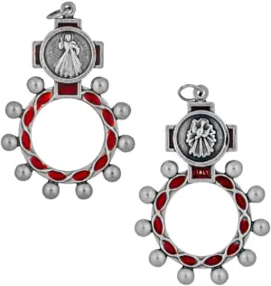 Venerare 2" Traditional Rosary Ring | 6 Dual Holy Subjects | Prayer Accessories | Catholic Gift for Confirmation | Christian Home Goods