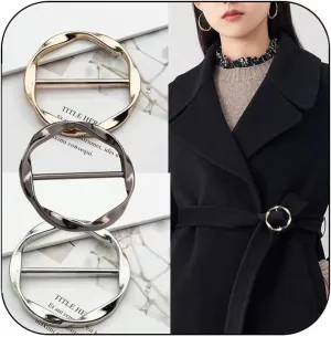 Vivian&CD Scarf Ring Set for Women, Shirt Clips for Women Clothing T Shirt Ties or Rings and Women's Fashion Metal/Pearl Buttons