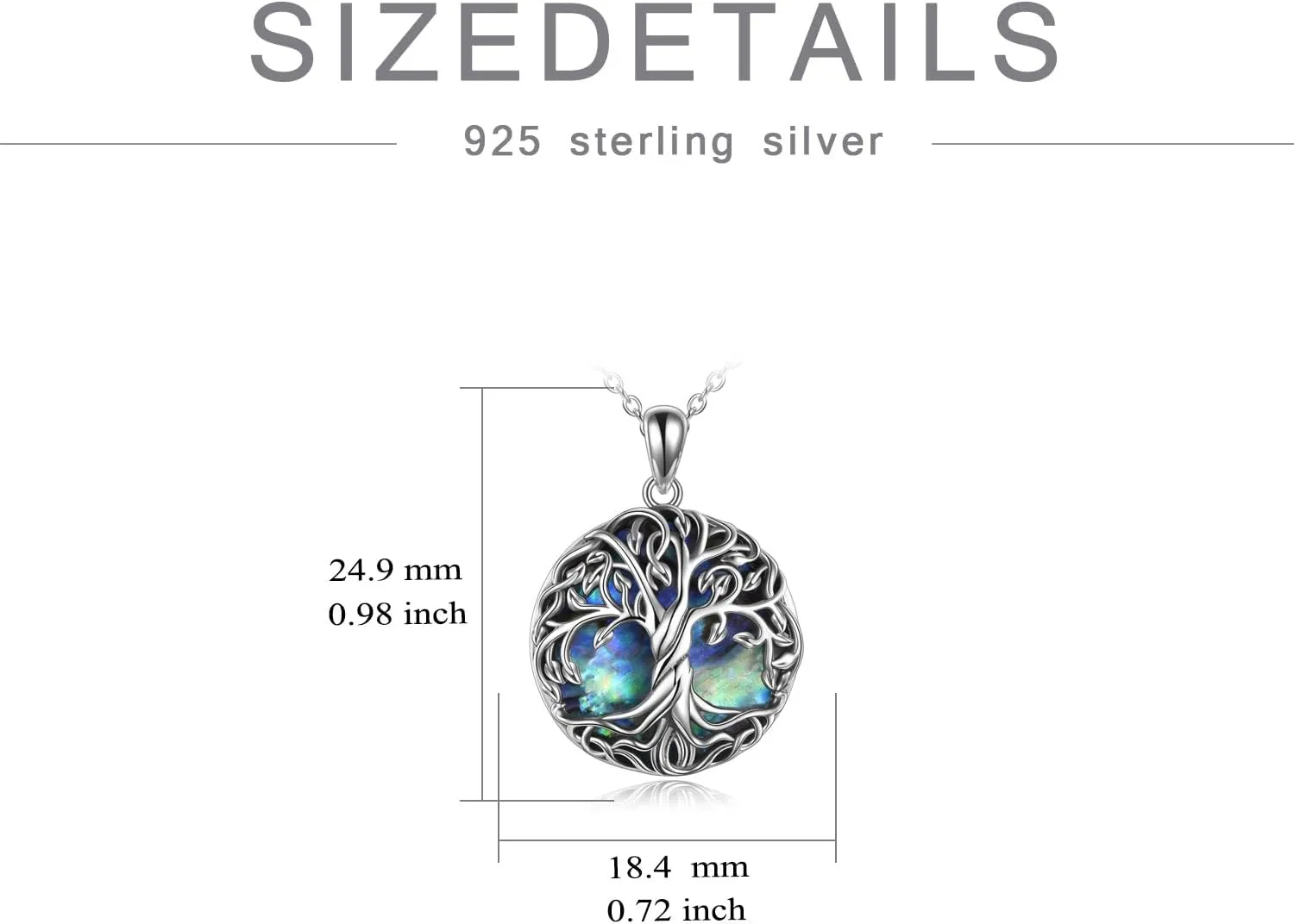 WINNICACA Mothers Day Gifts for Mom Tree of Life Necklace 925 Sterling Silver Family Tree Necklace Dainty Pendant Irish Jewelry Birthday Gifts for Women Mom Wife Grandma